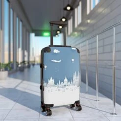 LFO - Luggage Factory - Blue Travels Suitcase -Vera Bradley Shop 11344889265197295483 2048