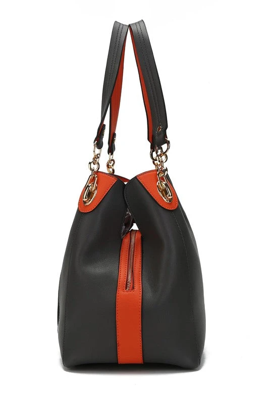 MKF Mirtha Hobo Handbag With Wallet Women By Mia K 7 MKF Mirtha Hobo Handbag With Wallet Women By Mia K - Image 5