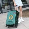 2022 Arrival Upgrade Fashion Aluminium Frame Rolling Luggage Box