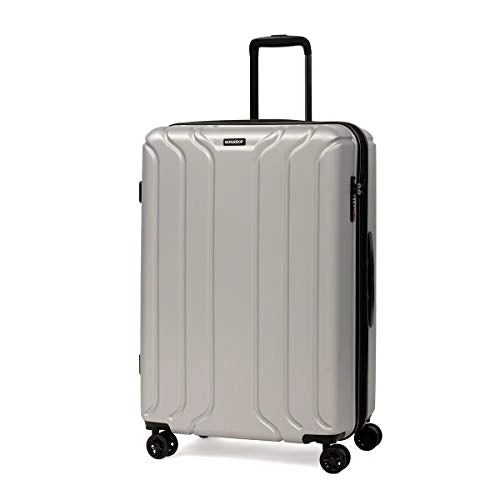 NONSTOP Luggage Expandable Spinner Wheels Hard Side Shell Travel Suitcase Set 3 Piece Lightweight With TSA Lock And Double USB Port, NEW YORK Collection (Silver, 3-Piece Set (20/24/28)) 10 NONSTOP Luggage Expandable Spinner Wheels Hard Side Shell Travel Suitcase Set 3 Piece Lightweight With TSA Lock And Double USB Port, NEW YORK Collection (Silver, 3-Piece Set (20/24/28)) - Image 8