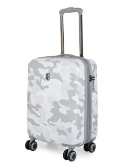 Heys Black Camo 21" Carry On Spinner Luggage (White) -Vera Bradley Shop 312ieESK DL