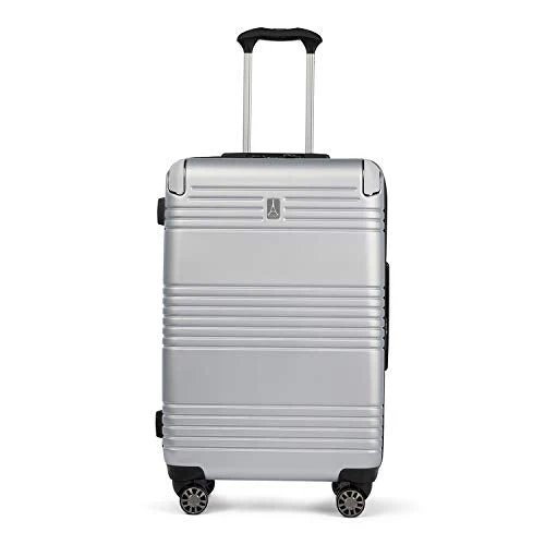 Travelpro Roundtrip Hardside Expandable Spinner Luggage, Silver, 2-Piece Set (21/25) 4 Travelpro Roundtrip Hardside Expandable Spinner Luggage, Silver, 2-Piece Set (21/25) - Image 2