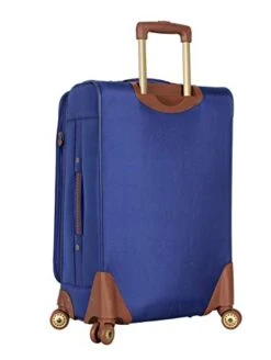 Caribbean Joe Castaway Designer Luggage - 4 Piece Softside Expandable Lightweight Spinner Suitcases- Travel Set Includes Tote Bag, 20-Inch Carry On, 24 Inch And 28-Inch Suitcases (Royal Blue) -Vera Bradley Shop 313RCVhrdnL