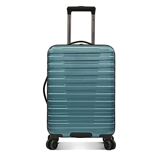 U.S. Traveler Boren Polycarbonate Hardside Rugged Travel Suitcase Luggage With 8 Spinner Wheels, Aluminum Handle, Teal, Carry-on 22-Inch, USB Port 3 U.S. Traveler Boren Polycarbonate Hardside Rugged Travel Suitcase Luggage With 8 Spinner Wheels, Aluminum Handle, Teal, Carry-on 22-Inch, USB Port