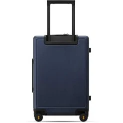 LEVEL8 Elegance Matte Carry-On Luggage, 20” Hardside Suitcase, Lightweight PC Matte Hardshell Spinner Trolley For Luggage, TSA Approved Cabin Luggage With 8 Spinner Wheels-Navy Blue, 20-Inch Carry-On -Vera Bradley Shop 3168jmkDIZL