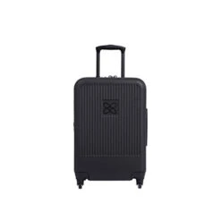 Sherpani Meridian, 22 Inch Travel Hardside Luggage, Durable Hardshell Luggage, Expandable Suitcases With Wheels, Rolling Luggage Carry On, Lightweight Carry On Luggage With Spinner Wheels (Black)