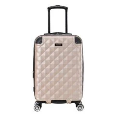 Kenneth Cole Reaction Diamond Tower Luggage Collection Lightweight Hardside Expandable 8-Wheel Spinner Travel Suitcase, Rose Champagne, 20-Inch Carry On -Vera Bradley Shop 3173xFGGR9L