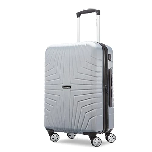 Samsonite Hers N Hers Luggage With Spinner Wheels, 2-Piece Set (BeautyCrate Plus Carry-On), Brushed Silver 9 Samsonite Hers N Hers Luggage With Spinner Wheels, 2-Piece Set (BeautyCrate Plus Carry-On), Brushed Silver - Image 7