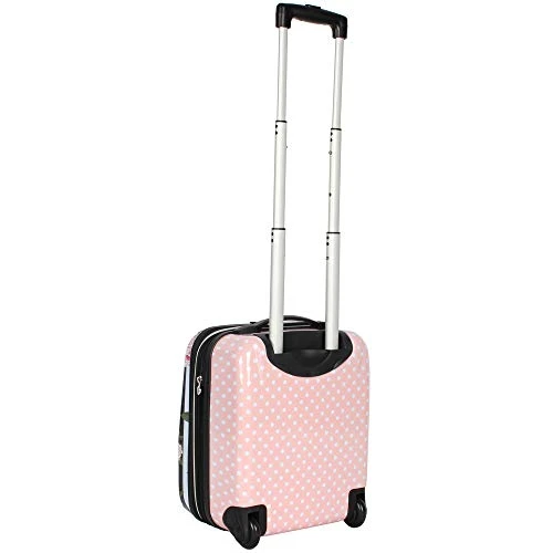 Betsey Johnson 4 Piece Designer Luggage - Expandable (ABS+PC) Hardside Lightweight Spinner Suitcases - Set Includes 15 Inch Underseat Bag, 20 Inch Carry On, 26 & 30 Inch Checked Bags (Stripe Roses) 5 Betsey Johnson 4 Piece Designer Luggage - Expandable (ABS+PC) Hardside Lightweight Spinner Suitcases - Set Includes 15 Inch Underseat Bag, 20 Inch Carry On, 26 & 30 Inch Checked Bags (Stripe Roses) - Image 3