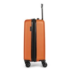 Bugatti Swiss Mobility - LGA Collection - 3 Piece Luggage Set, Lightweight And Resistant Hardside Equipped With Double 360 Degree Spinner Wheels - Made Of ABS Material - Orange -Vera Bradley Shop 317vW nri0L
