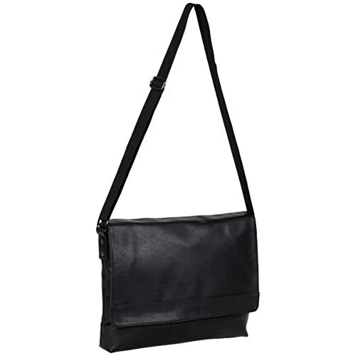Kenneth Cole Reaction Strident-Class Vegan Leather 15" Laptop & Tablet Crossbody Messenger Bag For Work, School, & Travel, Black, Laptop 10 Kenneth Cole Reaction Strident-Class Vegan Leather 15" Laptop & Tablet Crossbody Messenger Bag For Work, School, & Travel, Black, Laptop - Image 8