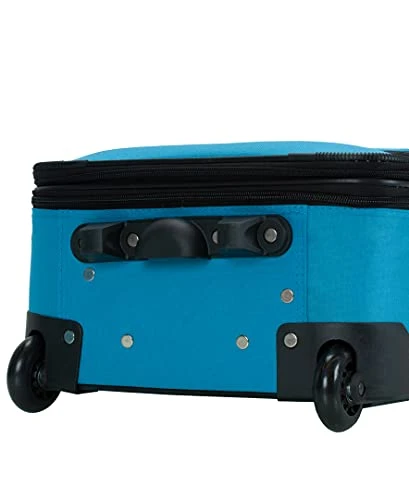 Rockland Journey Softside Upright Luggage Set, Turquoise, 4-Piece (14/19/24/28) 8 Rockland Journey Softside Upright Luggage Set, Turquoise, 4-Piece (14/19/24/28) - Image 6