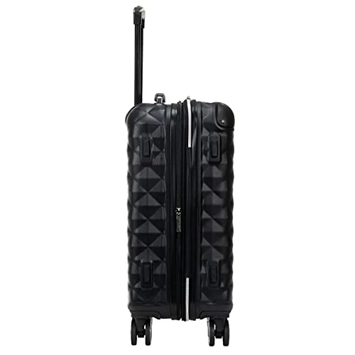 Kenneth Cole Reaction Diamond Tower Luggage Collection Lightweight Hardside Expandable 8-Wheel Spinner Travel Suitcase, Black, 20-Inch Carry On 9 Kenneth Cole Reaction Diamond Tower Luggage Collection Lightweight Hardside Expandable 8-Wheel Spinner Travel Suitcase, Black, 20-Inch Carry On - Image 7