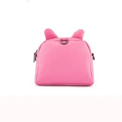 Pinky Family Cute Cat Ear Kids Handbags Candy Color Crossbody Bags Pu Leather Shoulder Bags (Pink) -Vera Bradley Shop 319LDd6solL