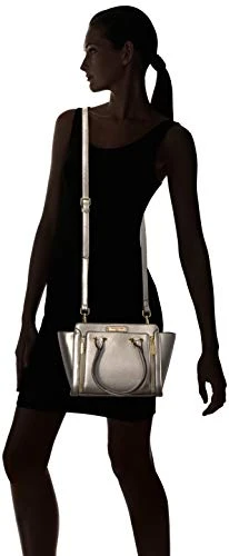 Nicole Lee Women's Ciel Medium Smart Lunch Handbag (Silver) Travel Shoulder Bag, One Size 9 Nicole Lee Women's Ciel Medium Smart Lunch Handbag (Silver) Travel Shoulder Bag, One Size - Image 7
