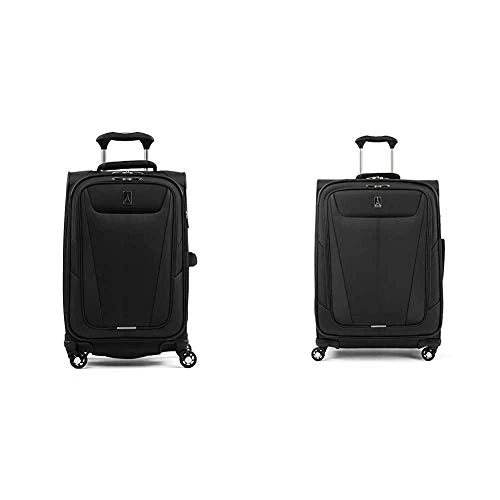 Travelpro Maxlite 5-Softside Expandable Spinner Wheel Luggage, Black, 2-Piece Set (21/21) 3 Travelpro Maxlite 5-Softside Expandable Spinner Wheel Luggage, Black, 2-Piece Set (21/21)