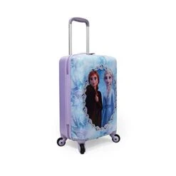 Disney Frozen II Anna Elsa Luggage Hard Side Tween Spinner Rolling Suitcase For Kids Carry-On Travel Trolley - 20 Inch -Vera Bradley Shop 31CMhDIz7SL
