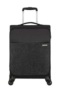 American Tourister Unisex Adults Front Pocket In Felt, Black (Jet Black), Spinner S Mit Vordertasche Aus Filz (55 Cm-42 L) 13 American Tourister Unisex Adults Front Pocket In Felt, Black (Jet Black), Spinner S Mit Vordertasche Aus Filz (55 Cm-42 L) -Vera Bradley Shop 31CaPjY1UYL