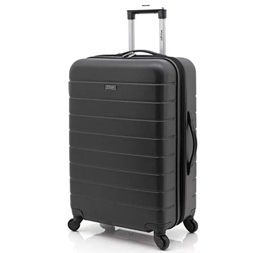 Wrangler Smart Luggage Set With Cup Holder And USB Port, Black, 3 Piece Set 7 Wrangler Smart Luggage Set With Cup Holder And USB Port, Black, 3 Piece Set - Image 5