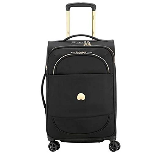 DELSEY Paris Montrouge Softside Expandable Luggage With Spinner Wheels, Black, Carry-On 21 Inch 3 DELSEY Paris Montrouge Softside Expandable Luggage With Spinner Wheels, Black, Carry-On 21 Inch