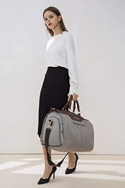 Convertible Garment Bag With Shoulder Strap, Travel Weekender Overnight Carry On Garment Duffel Bag For Women With Shoes Compartment - 2 In 1 Hanging Suitcase Suit Travel Bags -Vera Bradley Shop 31D kVxhJyS