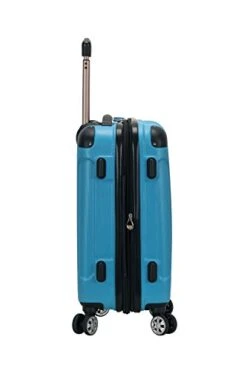 Rockland London Hardside Spinner Wheel Luggage, Turquoise, Carry-On 20-Inch -Vera Bradley Shop 31DSKtjneUL