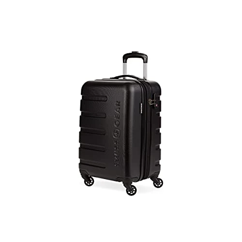 SwissGear 7366 Hardside Expandable Luggage With Spinner Wheels, Black, Carry-On 18-Inch 3 SwissGear 7366 Hardside Expandable Luggage With Spinner Wheels, Black, Carry-On 18-Inch