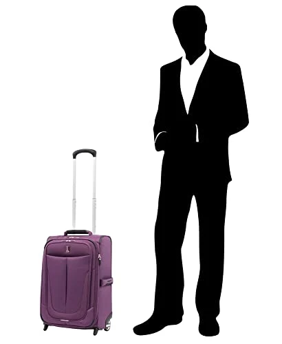 Travelpro Skypro Lightweight Airline Size Carry On Luggage Trolley Suitcase (Orchid Purple, 22" Expandable Rollaboard) 4 Travelpro Skypro Lightweight Airline Size Carry On Luggage Trolley Suitcase (Orchid Purple, 22" Expandable Rollaboard) - Image 2