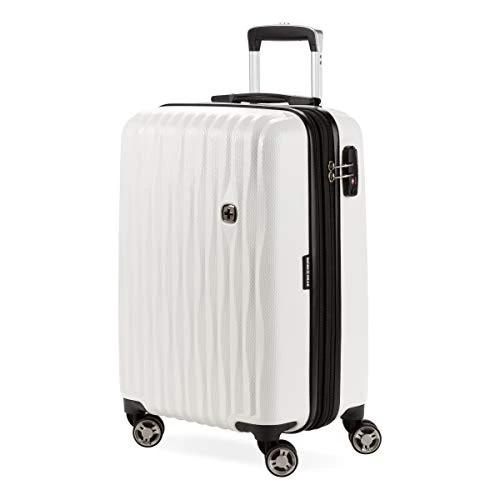 SwissGear 7272 Energie Hardside Expandable Luggage With Spinner Wheels, White, Carry-On 19-Inch 3 SwissGear 7272 Energie Hardside Expandable Luggage With Spinner Wheels, White, Carry-On 19-Inch