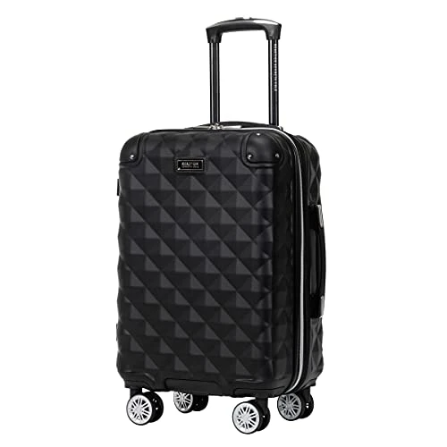 Kenneth Cole Reaction Diamond Tower Luggage Collection Lightweight Hardside Expandable 8-Wheel Spinner Travel Suitcase, Black, 20-Inch Carry On 5 Kenneth Cole Reaction Diamond Tower Luggage Collection Lightweight Hardside Expandable 8-Wheel Spinner Travel Suitcase, Black, 20-Inch Carry On - Image 3