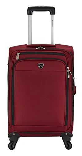 Travelers Club Monterey Softside Spinner Luggage, Red, Carry-On 18-Inch 4 Travelers Club Monterey Softside Spinner Luggage, Red, Carry-On 18-Inch - Image 2