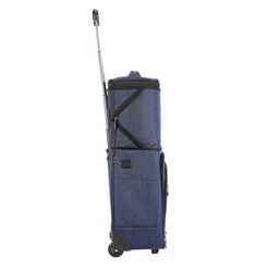 Travelers Club Luggage 16" Top Expandable Rolling Underseater W/USB Port, Blue Suitcase, Carry-On, Navy -Vera Bradley Shop 31HCkI 2BiZpL