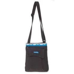 KAVU Keeper Semi Padded Sling Canvas Crossbody Bag - Black