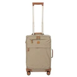 Bric's Brics | 21” Spinner W/Frame Suitcase | Tundra | Lightweight With Softside Exterior | Carry On Size