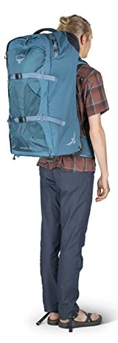 Osprey Farpoint 65 Men's Wheeled Luggage, Petrol Blue 6 Osprey Farpoint 65 Men's Wheeled Luggage, Petrol Blue - Image 4