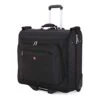 (USED) SWISSGEAR Full-Sized Effortless Folding Wheeled Garment Bag | Rolling Travel Luggage | Men's And Women's - Black