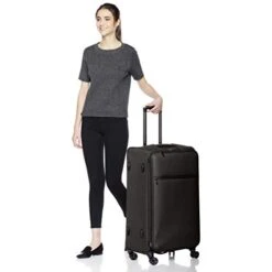 AmazonBasics Belltown Softside Rolling Spinner Suitcase Luggage - 30 Inch, Heather Black -Vera Bradley Shop 31Nk 2BV81JBL