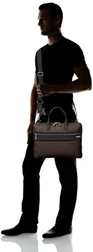 Calvin Klein Men'S Nylon With Saffiano Trim Slim Attache, Dark Chocolate Brown 9 Calvin Klein Men'S Nylon With Saffiano Trim Slim Attache, Dark Chocolate Brown - Image 7