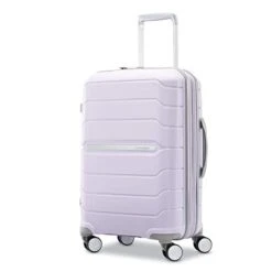 Samsonite Freeform Hardside Expandable With Double Spinner Wheels, Carry-On 21-Inch, Lilac