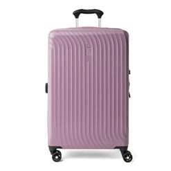 Travelpro Maxlite Air Hardside Expandable Luggage, 8 Spinner Wheels, Lightweight Hard Shell Polycarbonate, Orchid Pink Purple, Checked-Medium 25-Inch