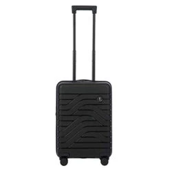 Bric's B|Y Ulisse Spinner Suitcase - 21 Inch Expandable Carry-On Luggage - Hard Exterior And TSA-Approved Lock - Black