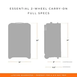 Briggs & Riley Baseline Uprights, Black, Essential 2-Wheel Carry-On 21 Briggs & Riley Baseline Uprights, Black, Essential 2-Wheel Carry-On -Vera Bradley Shop 31SGISbsh0L
