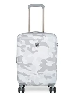 Heys Black Camo 21" Carry On Spinner Luggage (White)