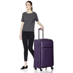 AmazonBasics Belltown Softside Rolling Spinner Suitcase Luggage - 29 Inch, Heather Purple 12 AmazonBasics Belltown Softside Rolling Spinner Suitcase Luggage - 29 Inch, Heather Purple -Vera Bradley Shop 31UlqH4dP1L