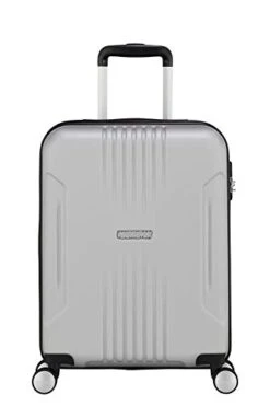 American Tourister Unisex_Adult Handgepäck, Silver, S (55 Cm-34 L) -Vera Bradley Shop 31W3Lx5MRrL