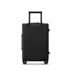LEVEL8 Elegance Matte Carry-On Luggage, 20” Hardside Suitcase, Lightweight PC Matte Hardcase Spinner Trolley For Luggage, TSA Approved Cabin Luggage With 8 Spinner Wheels- Black, 20-Inch Carry-On -Vera Bradley Shop 31WCrZy2PJL