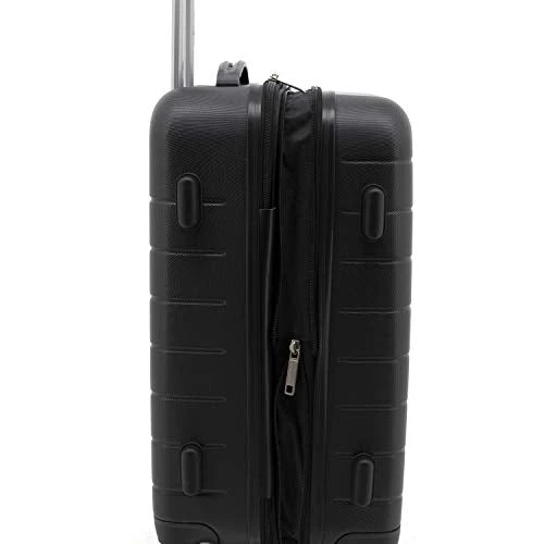Wrangler Smart Luggage Set With Cup Holder And USB Port, Black, 20-Inch Carry-On 8 Wrangler Smart Luggage Set With Cup Holder And USB Port, Black, 20-Inch Carry-On - Image 6