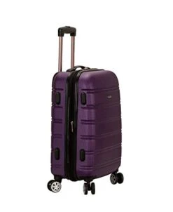 Rockland Melbourne Hardside Expandable Spinner Wheel Luggage, Purple, Carry-On 20-Inch -Vera Bradley Shop 31X U5AZ3ZL