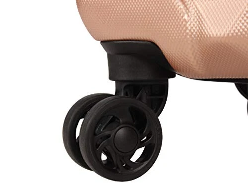 Steve Madden Luggage Set 3 Piece - Lightweight Hardside Suitcase Set - Includes 20 Inch Carry On, 24In/28In Checked Bag With 8-Wheel Rolling Spinner (Rose Gold, One Size) 4 Steve Madden Luggage Set 3 Piece - Lightweight Hardside Suitcase Set - Includes 20 Inch Carry On, 24In/28In Checked Bag With 8-Wheel Rolling Spinner (Rose Gold, One Size) - Image 2