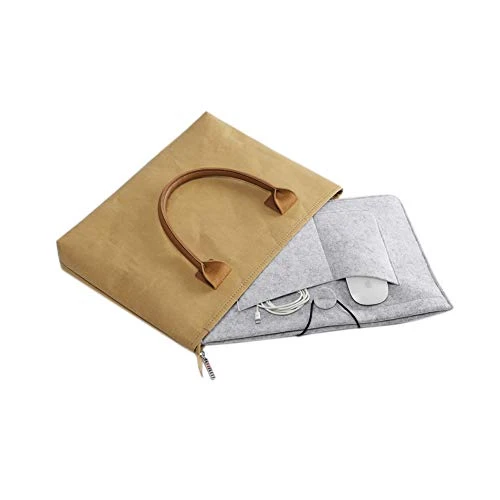 BUBM Laptop Bag,Lightweight Kraft 11-13.3 Inches Tablet Handbag Shoulder Bag For 7 BUBM Laptop Bag,Lightweight Kraft 11-13.3 Inches Tablet Handbag Shoulder Bag For - Image 5